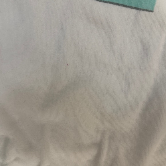 Wildfox White Shorts Set with Orange and Green Accents 66 Motel - Picture 7 of 12